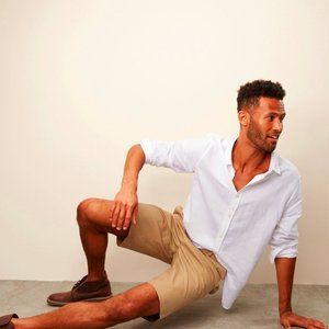 Banana Republic Men's 34W 11" Cotton Short